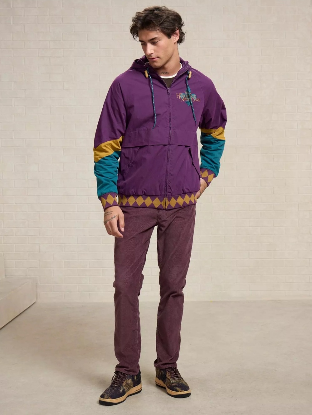 Disney The Hunchback of Notre Dame Colorblock Windbreaker